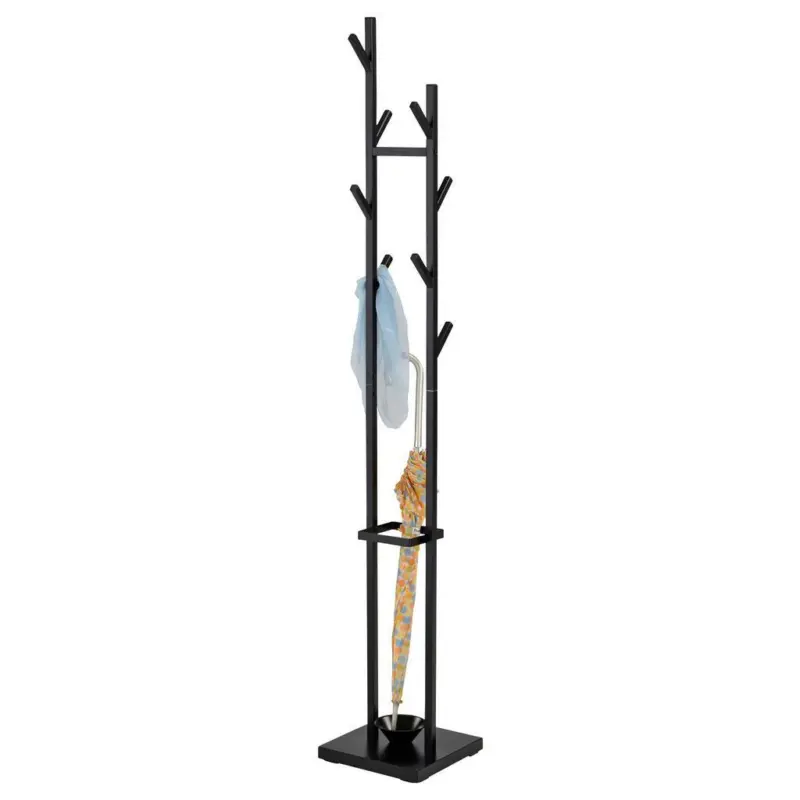 Kleiderst&auml;nder Paris Schwarz Metall, 8 Hacken, H: 173,5 cm