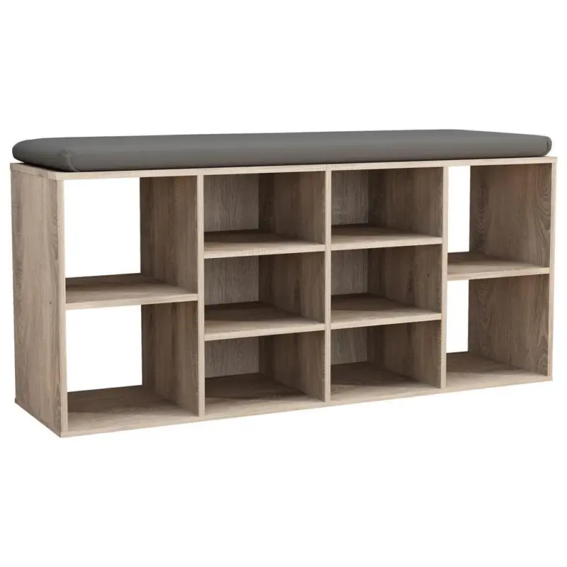 GARDEROBENBANK Hinsol Sonoma Eiche, 104 cm