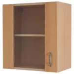 M&ouml;belix K&uuml;chenoberschrank Nano 50 cm Buche Dekor 1 Dreht&uuml;r