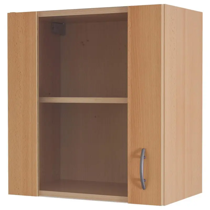 K&uuml;chenoberschrank Nano 50 cm Buche Dekor 1 Dreht&uuml;r