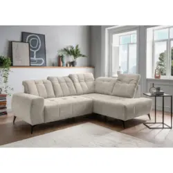 ECKSOFA Sano, Beige S: 261x200 cm