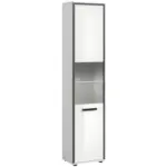 M&ouml;belix HOCHSCHRANK Kojak, Wei&szlig; Hochglanz B: 40 cm