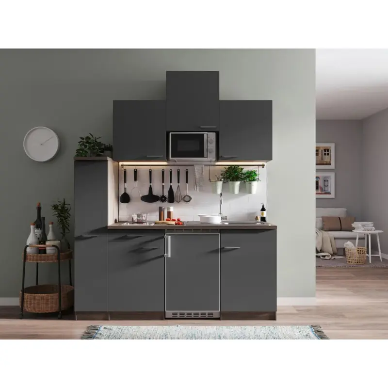 K&Uuml;CHENBLOCK OLIVER SINGLEK&Uuml;CHE 180 CM