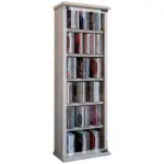 M&ouml;belix CD Regal mit Glast&uuml;r Classic 31 cm Eiche Dekor