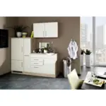 M&ouml;belix Einbauk&uuml;che K&uuml;chenblock M&ouml;belix Toronto Creme/Eiche Dekor B: 190 cm