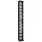 M&ouml;belix CD-Regal Bigol Anthrazit/Eiche Dekor B:21cm