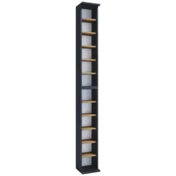 CD-Regal Bigol Anthrazit/Eiche Dekor B:21cm