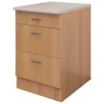 M&ouml;belix Schubkastenunterschrank Nano Buchefarben B: 60 cm