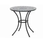 M&ouml;belix Gartentisch Como Metall/Keramik ⌀ 60 cm