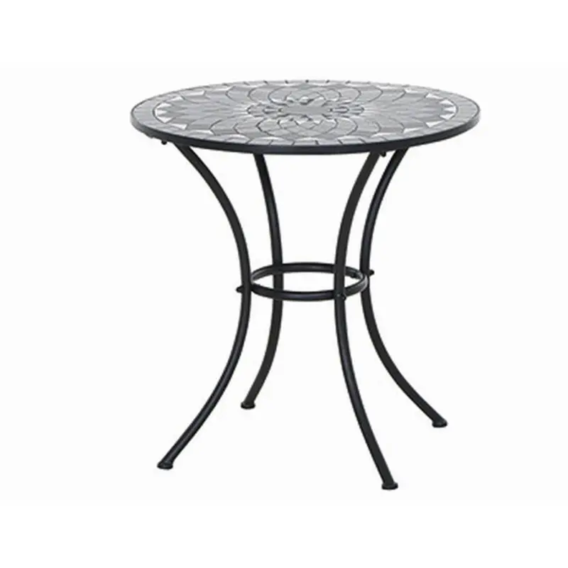 Gartentisch Como Metall/Keramik ⌀ 60 cm
