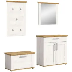 Garderobe Verona 4-Teilig L&auml;rche B: 183 cm