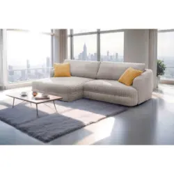 Ecksofa Lush Hellbraun S: 161x284 cm