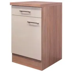 K&uuml;chenunterschrank Nepal 50 cm Kaschmir/Eiche Dekor m. Lade