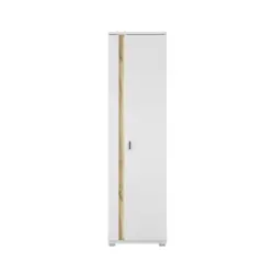 Highboard Long Island Wei&szlig;/Eiche Wotan B: 55 cm