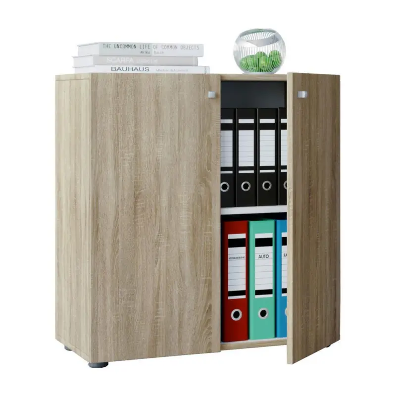 Aktenschrank Vandol Mini Eiche Dekor B: 70 cm