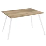 M&ouml;belix Schreibtisch Salia wei&szlig;/Honigeichefarben,L: 110cm