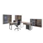 M&ouml;belix B&uuml;ro Office Edition Eiche Dekor/Anthrazit