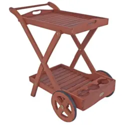 GARTEN-SERVIERWAGEN TEEWAGEN TOLEDO MIT 2 ETAGEN