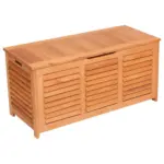 M&ouml;belix Kissenbox 123x62x54 cm Echtholz massiv Naturfarben
