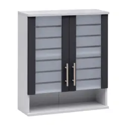 H&auml;ngeschrank Niko Anthr./Silberfarben B: 59,8cm