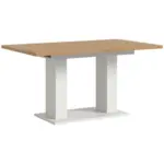 M&ouml;belix Ausziehtisch Marlon 150 AZ Artisan/Wei&szlig;, B:150-190 cm