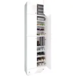 M&ouml;belix Schuhschrank Lona XXL Wei&szlig; B: 70 cm