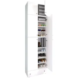 Schuhschrank Lona XXL Wei&szlig; B: 70 cm