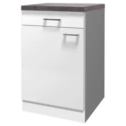 K&uuml;chenunterschrank Lucca Wei&szlig; B: 50 cm