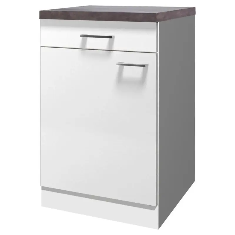 K&uuml;chenunterschrank Lucca Wei&szlig; B: 50 cm