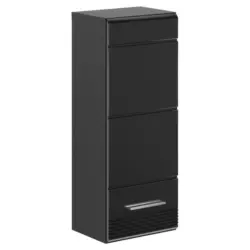 H&auml;ngeschrank Linus Schwarz B: 30 cm
