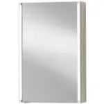 M&ouml;belix Spiegelschrank LED-Line BHT: 42,5x67x16,5 cm Wei&szlig;