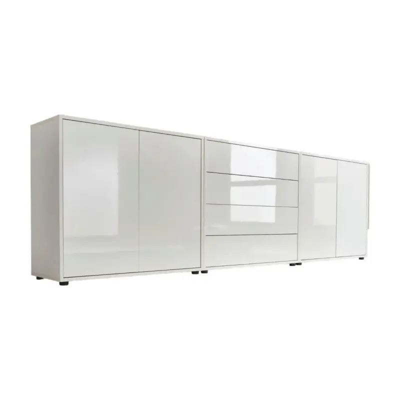 SIDEBOARD Mailand 5 B: 237 cm Wei&szlig;