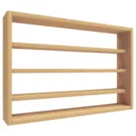M&ouml;belix K&Uuml;CHENREGAL Esaldi Buchefarben B: 60 cm