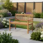 M&ouml;belix Gartenbank Holz 2-Sitzer Woody