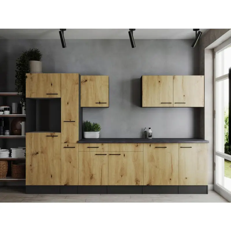 K&Uuml;CHENLEERBLOCK Oliver Artisan Dekor B: 310 cm