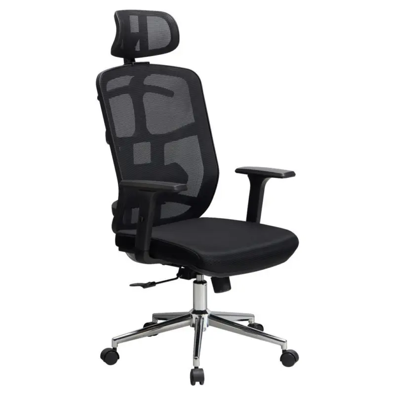 Drehstuhl Schwarz B: 68 cm