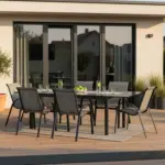 M&ouml;belix Gartengarnitur 7--Teilig Amalfi aus Aluminium