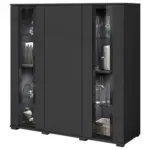 M&ouml;belix Kommode Caro Schwarz B: 120 cm