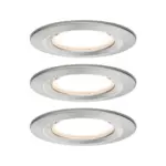 M&ouml;belix Deckenleuchte 3er-Set &Oslash; 8,4 cm, dimmbar, rund