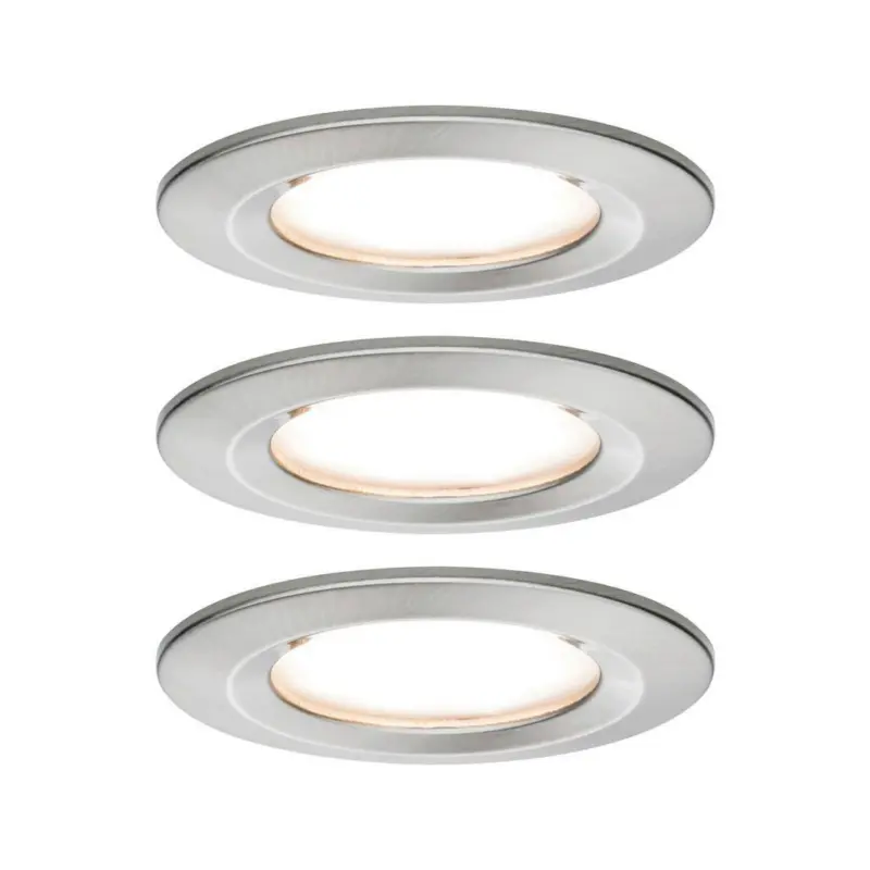 Deckenleuchte 3er-Set &Oslash; 8,4 cm, dimmbar, rund