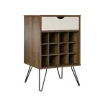 M&ouml;belix Weinregal Concord Dunkelbraun H: 80 cm