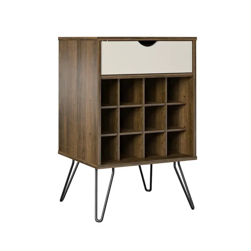 Weinregal Concord Dunkelbraun H: 80 cm