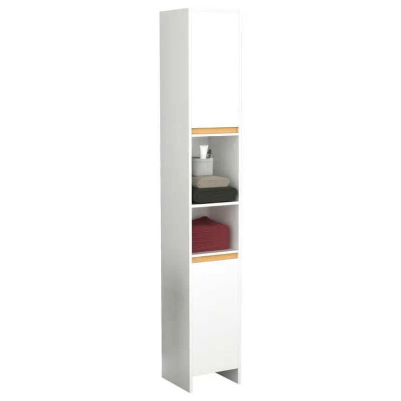 HOCHSCHRANK Malira Wei&szlig;/Eiche Dekor B:30cm