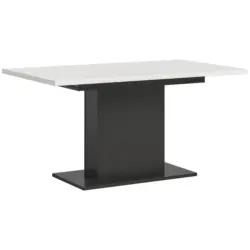 Ausziehtisch Marlon 150 AZ wei&szlig;/Grau, B:150-190 cm