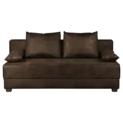 SCHLAFSOFA Dingo, Dunkelbraun B: 202 cm