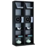 M&ouml;belix CD Regal Milano 42 cm Schwarz