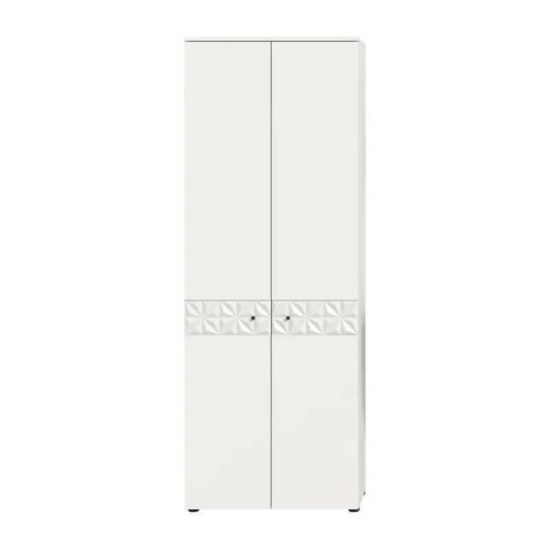 GARDEROBENSCHRANK Prisma Wei&szlig; B: 70,2 cm