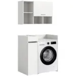 M&ouml;belix WASCHMASCHINENSCHRANK Free Wei&szlig; B: 95cm