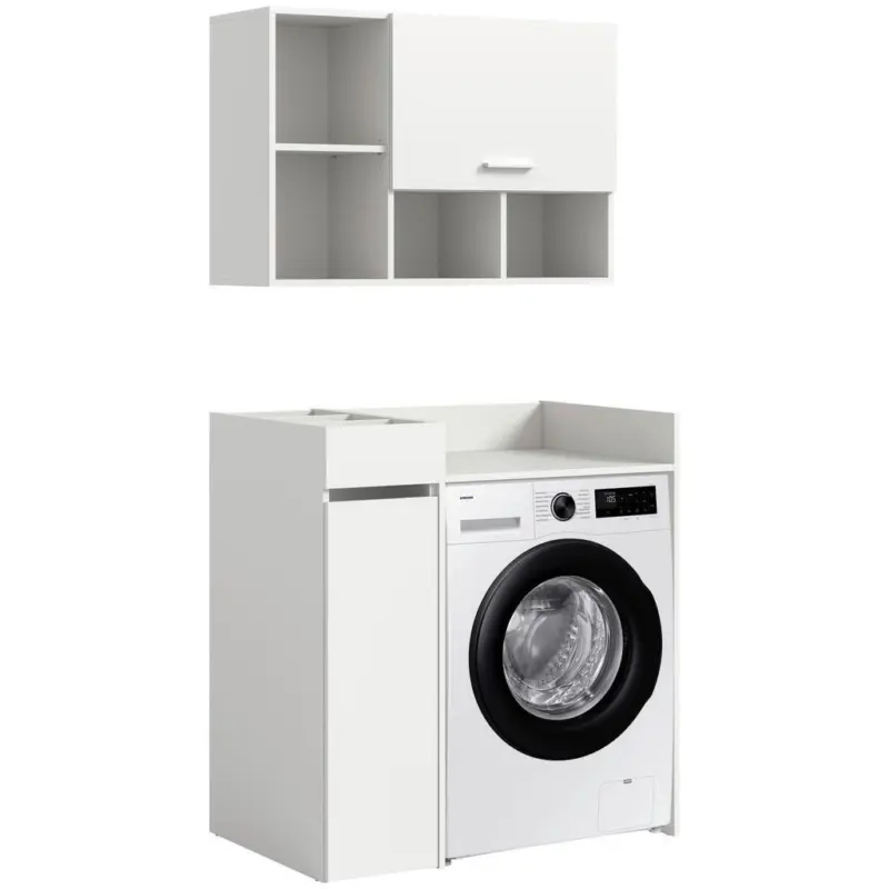 WASCHMASCHINENSCHRANK Free Wei&szlig; B: 95cm