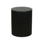 M&ouml;belix Beistelltisch Owen Schwarz D: 40 cm